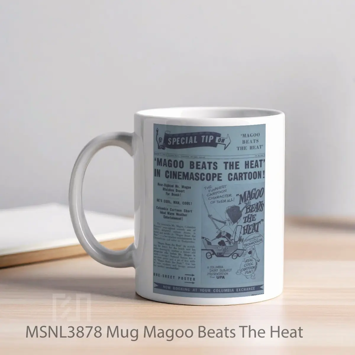 Mug Magoo Beats The Heat Gelas Keramik Tema Film MSNL3878 - Tampak Kiri