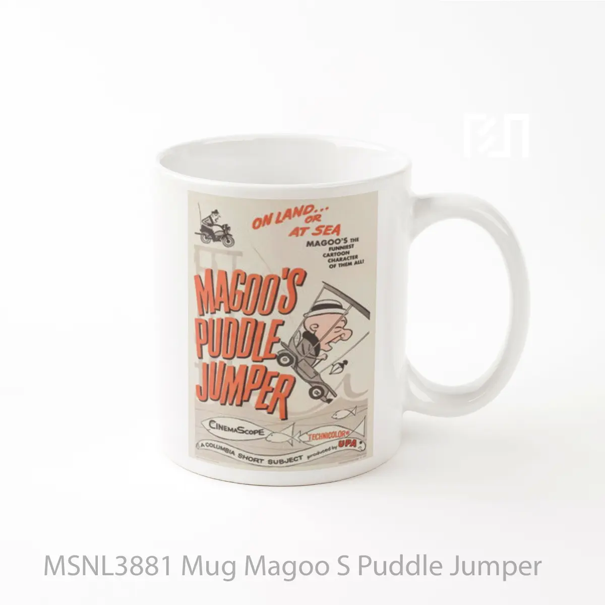 Mug Magoo S Puddle Jumper Gelas Keramik Tema Film MSNL3881