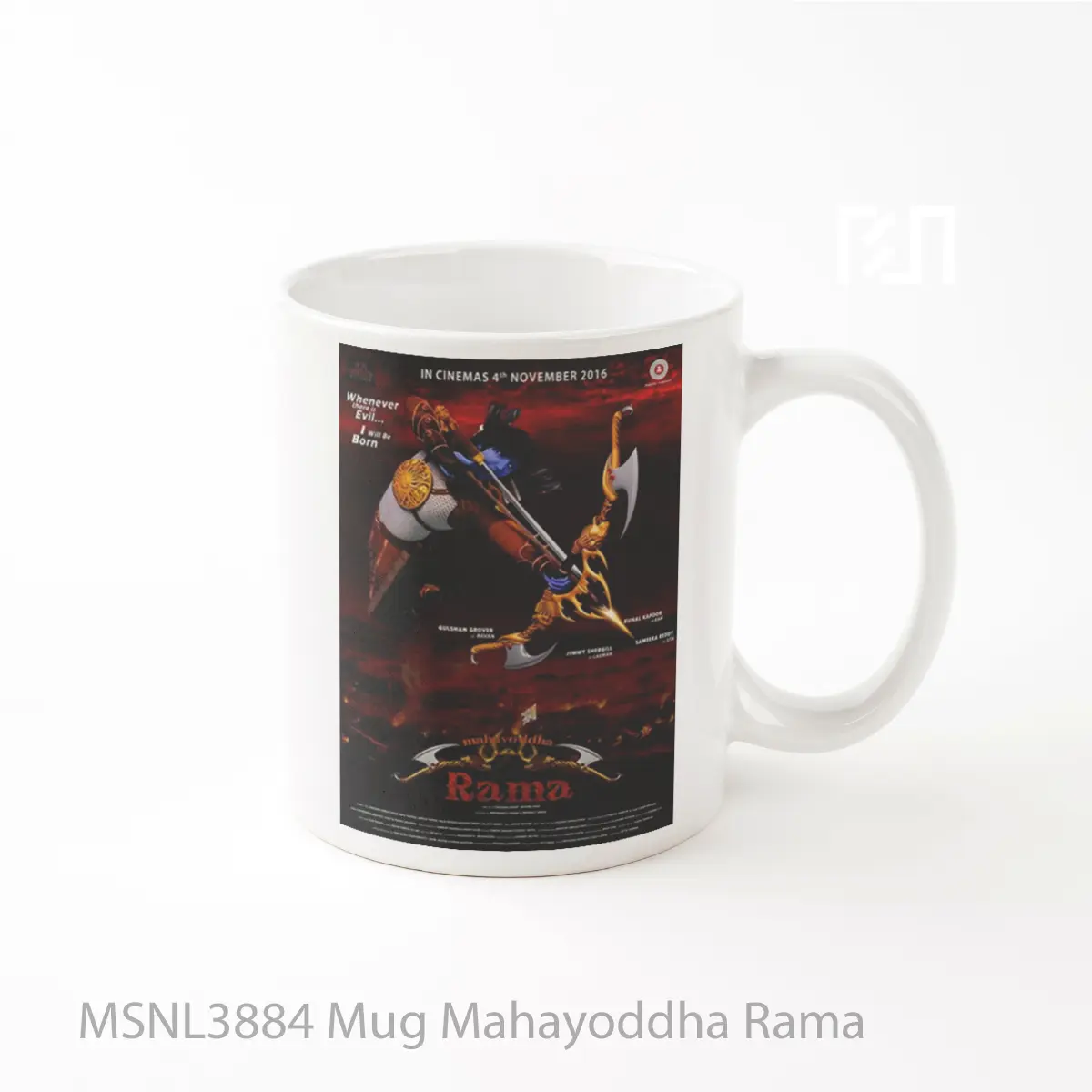 Mug Mahayoddha Rama Gelas Keramik Tema Film MSNL3884