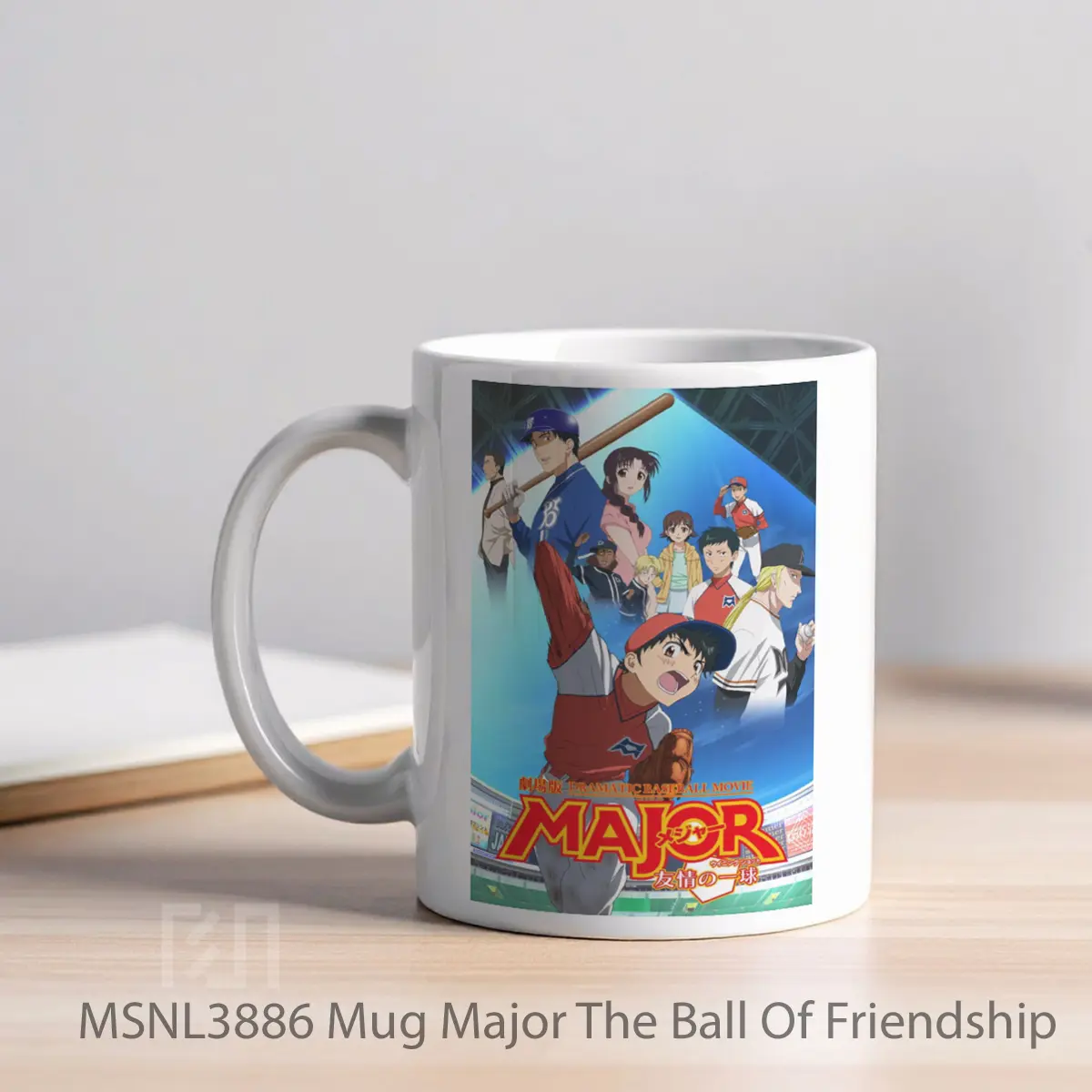 Mug Major The Ball Of Friendship Gelas Keramik Tema Film MSNL3886 - Tampak Kiri