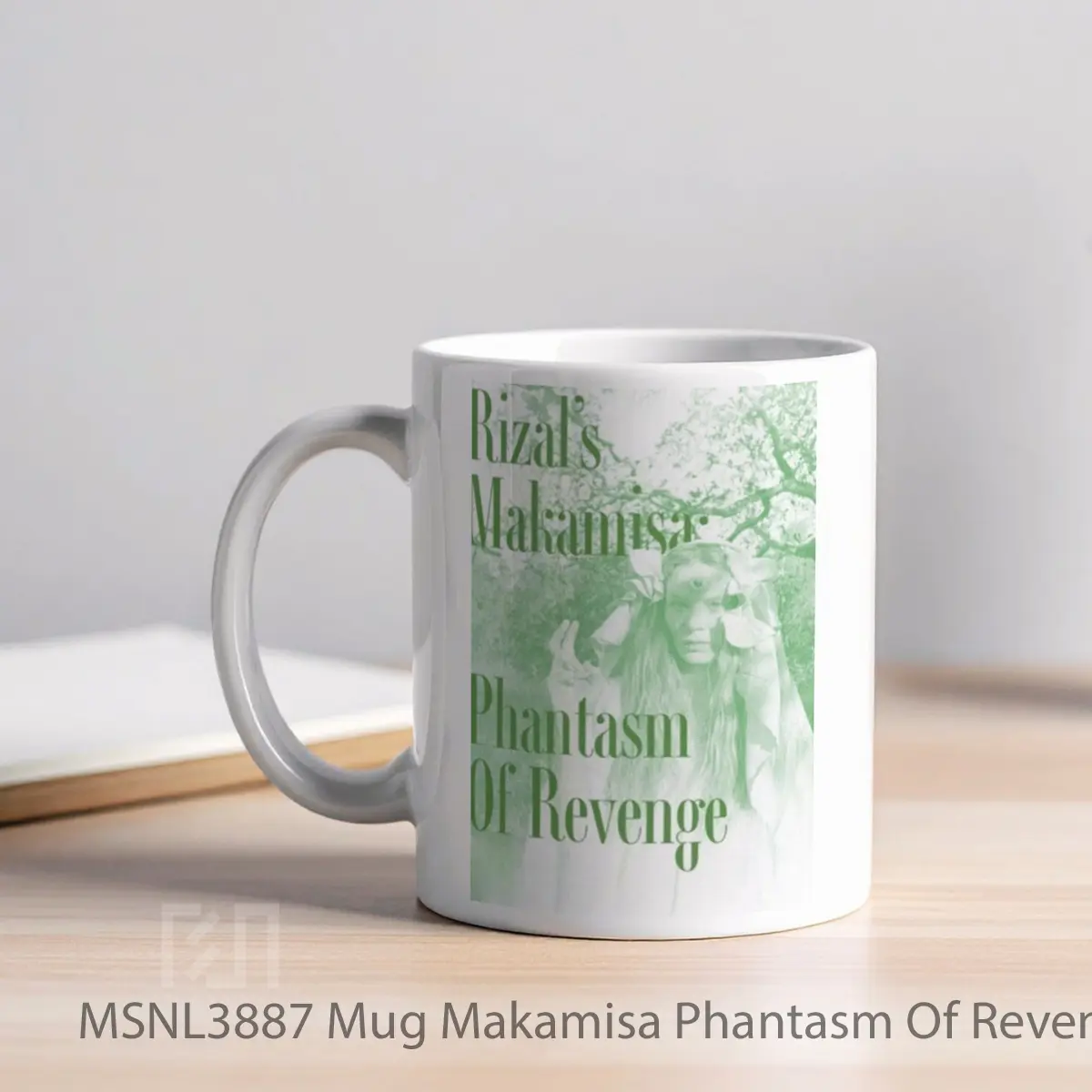 Mug Makamisa Phantasm Of Revenge Gelas Keramik Tema Film MSNL3887 - Tampak Kiri