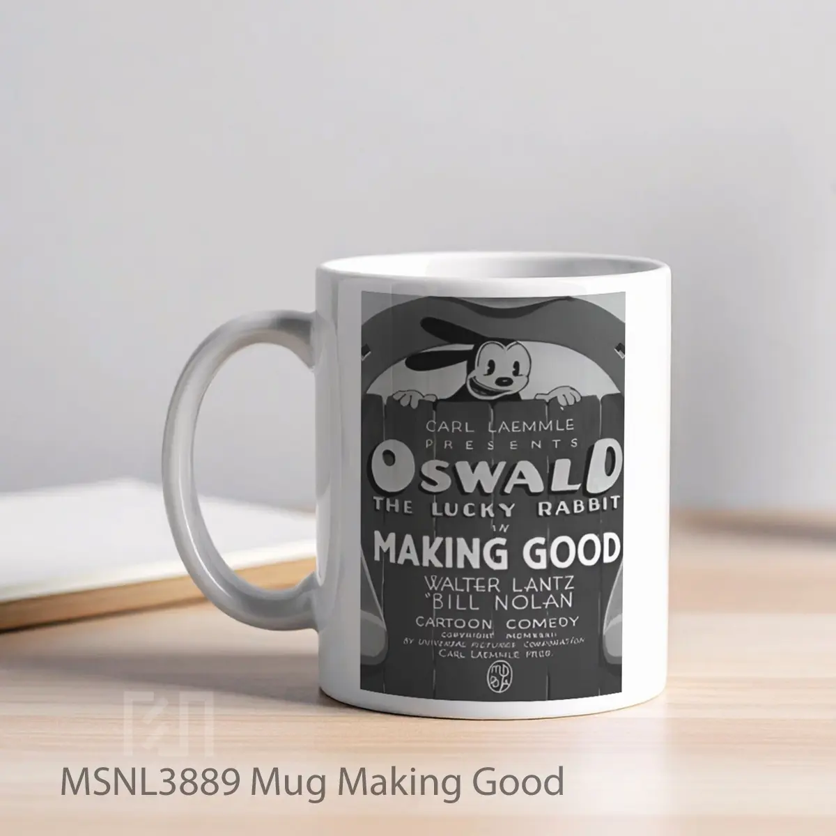Mug Making Good Gelas Keramik Tema Film MSNL3889 - Tampak Kiri