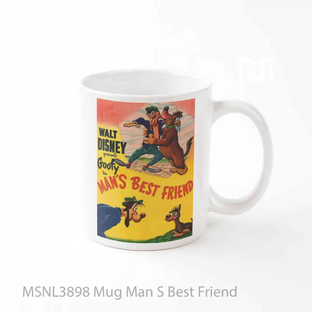 Mug Man S Best Friend Gelas Keramik Tema Film MSNL3898