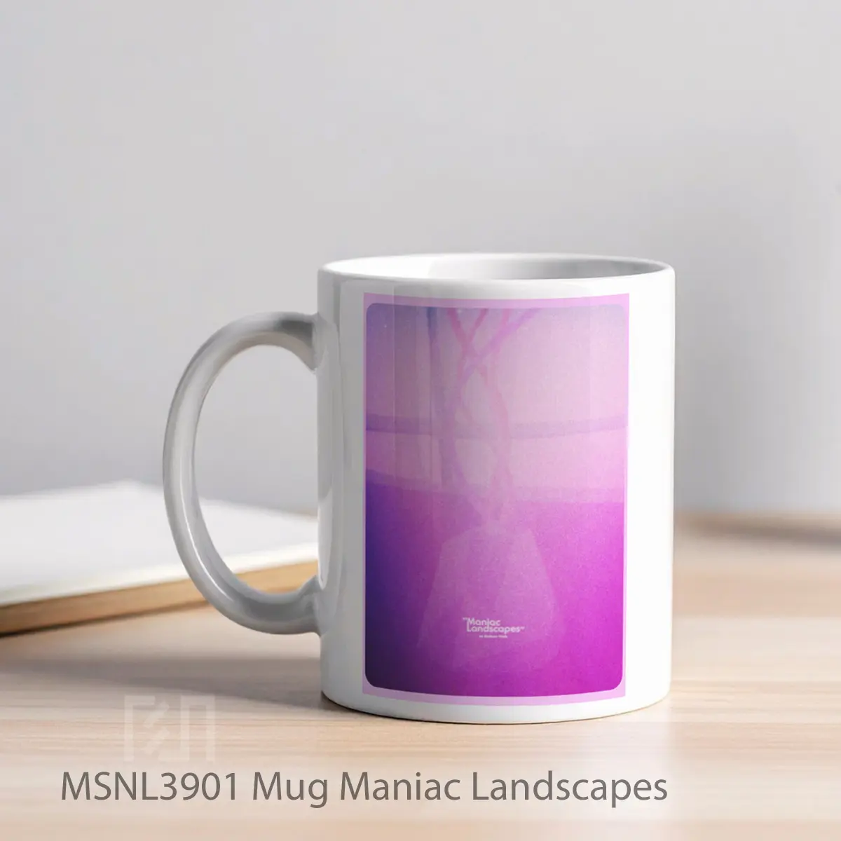 Mug Maniac Landscapes Gelas Keramik Tema Film MSNL3901 - Tampak Kiri