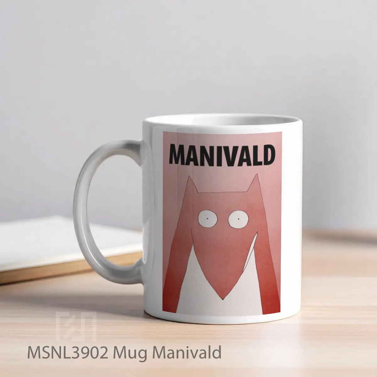 Mug Manivald Gelas Keramik Tema Film MSNL3902 - Tampak Kiri