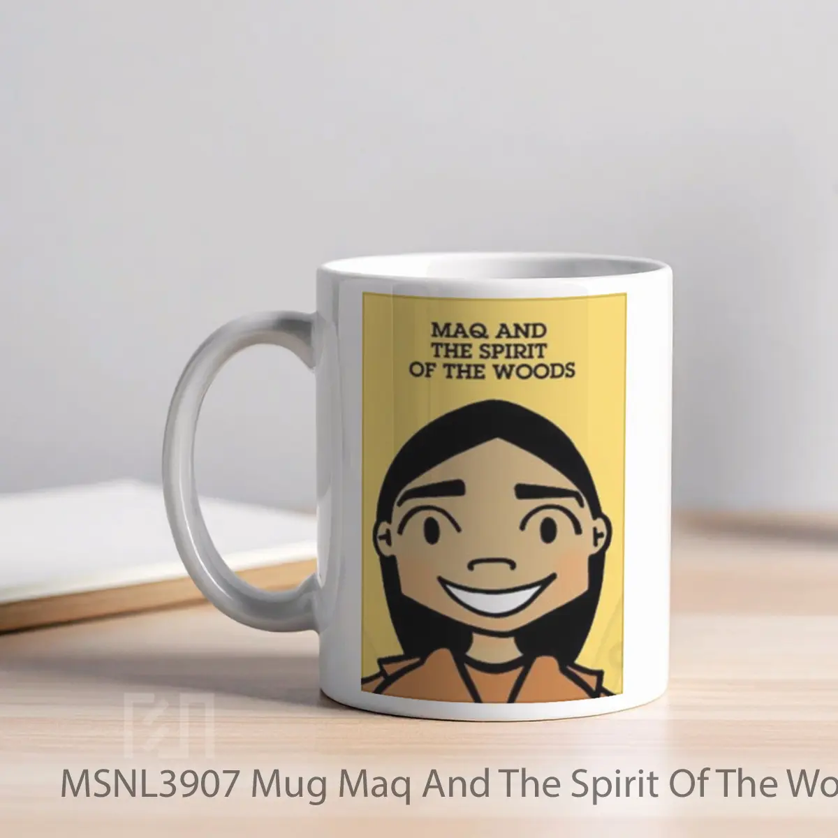 Mug Maq And The Spirit Of The Woods Gelas Keramik Tema Film MSNL3907 - Tampak Kiri