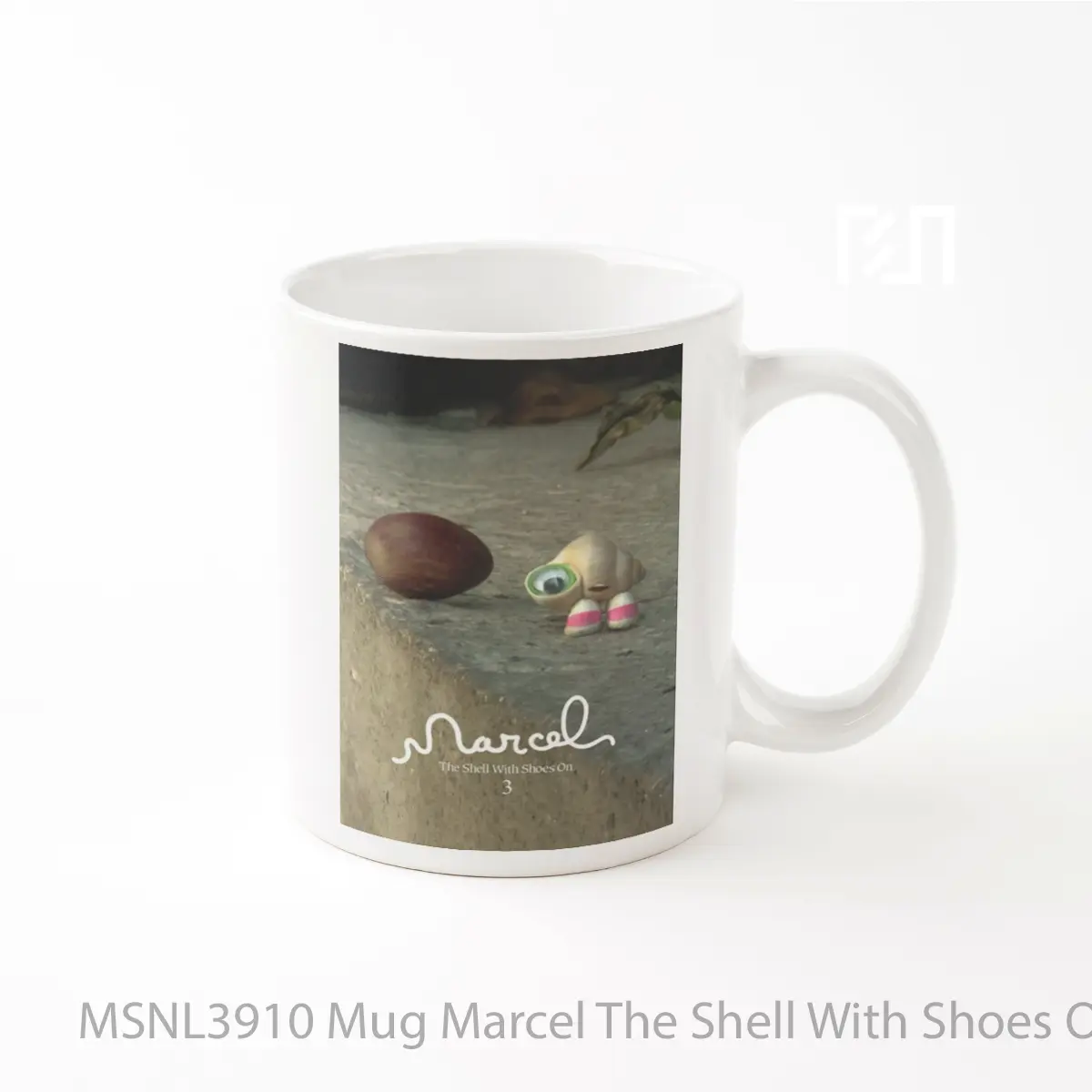 Mug Marcel The Shell With Shoes On Three Gelas Keramik Tema Film MSNL3910