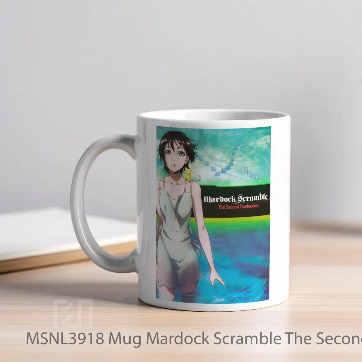 Mug Mardock Scramble The Second Combustion Gelas Keramik Tema Film MSNL3918 - Tampak Kiri