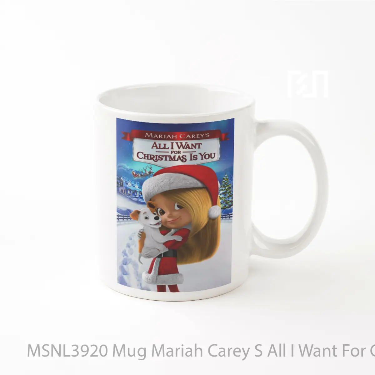 Mug Mariah Carey S All I Want For Christmas Is You Gelas Keramik Tema Film MSNL3920