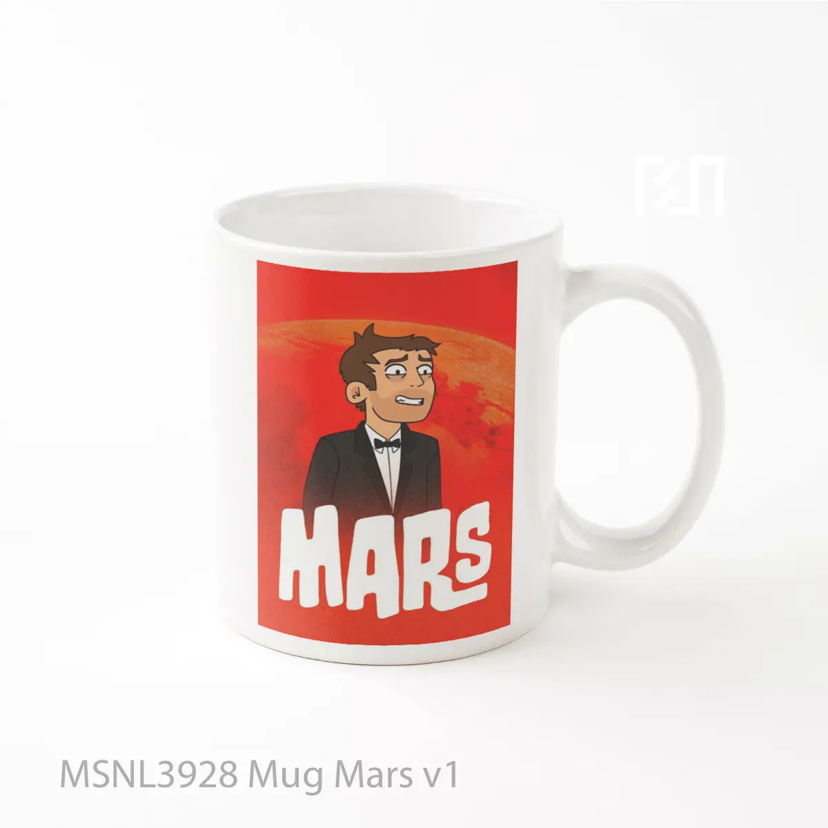 Mug Mars V1 Gelas Keramik Tema Film MSNL3928