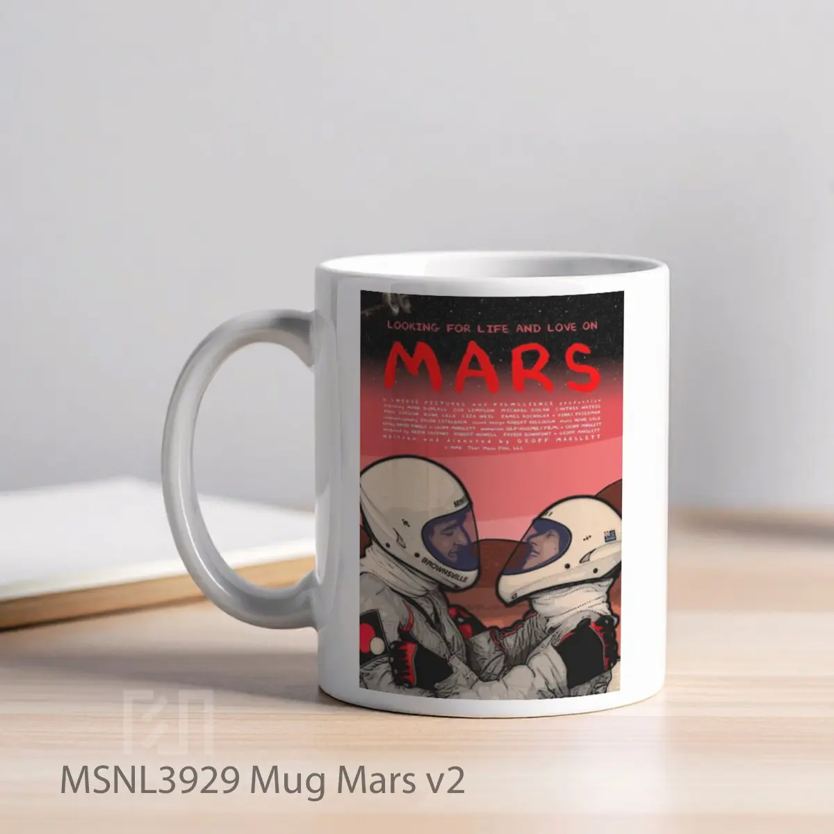 Mug Mars V2 Gelas Keramik Tema Film MSNL3929 - Tampak Kiri