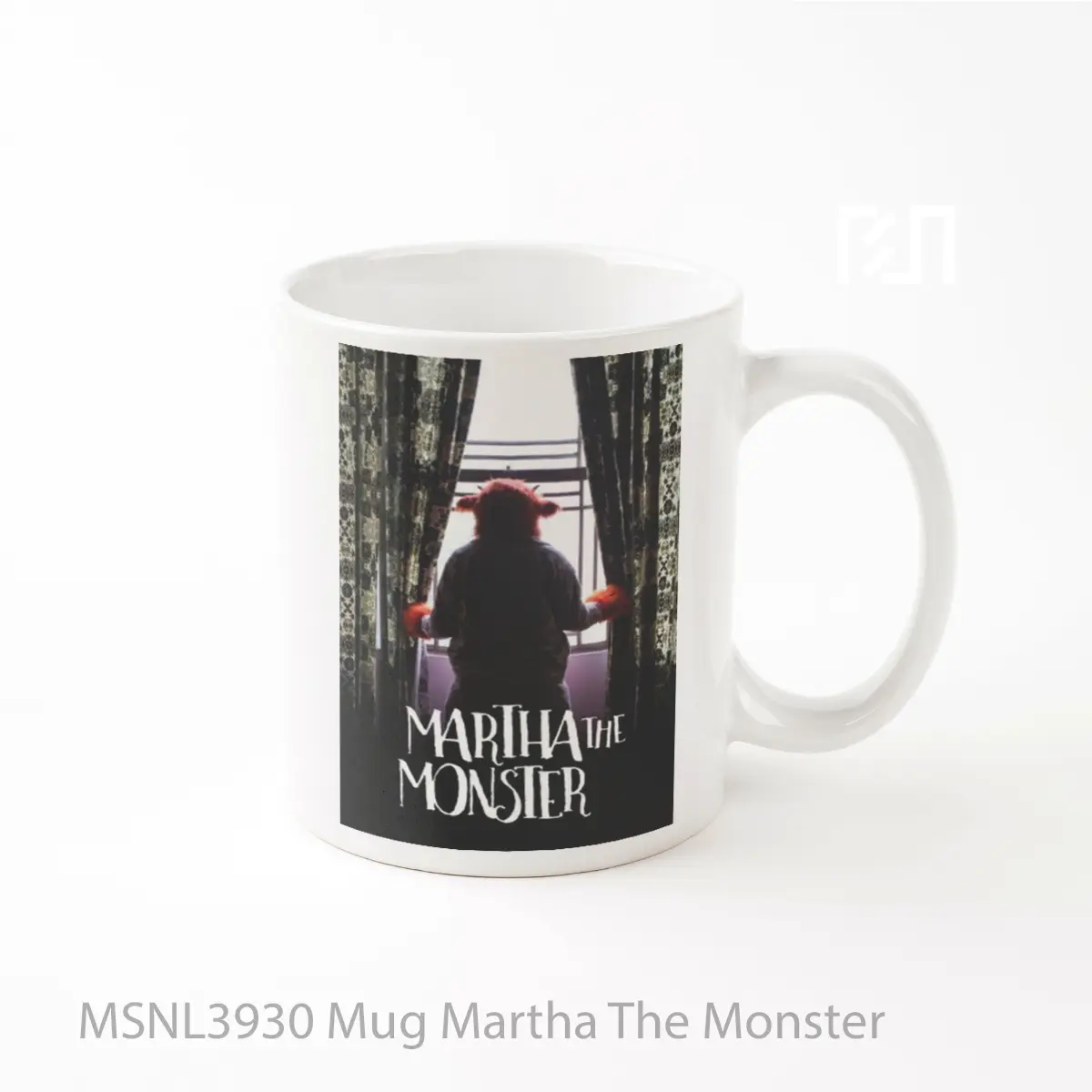 Mug Martha The Monster Gelas Keramik Tema Film MSNL3930