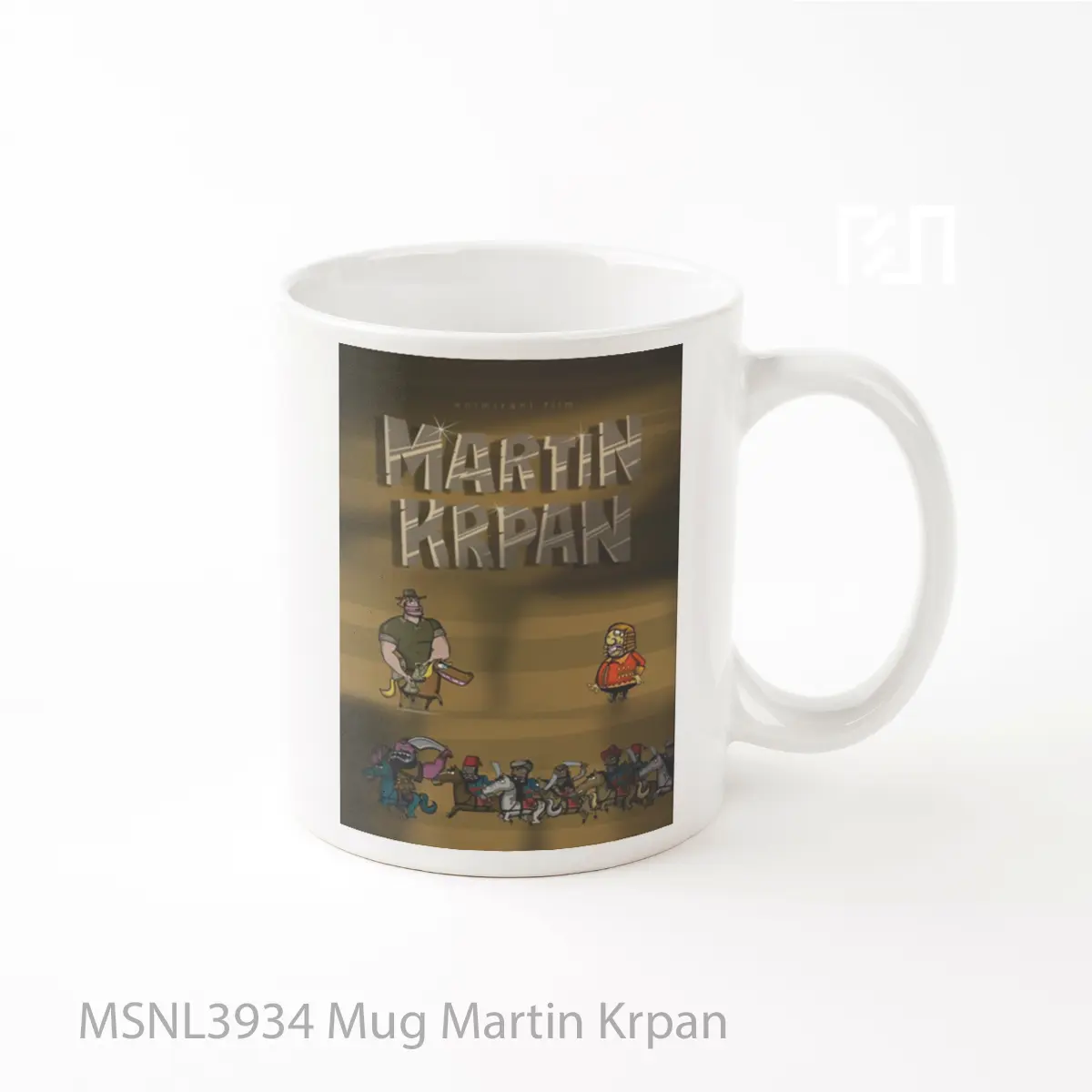 Mug Martin Krpan Gelas Keramik Tema Film MSNL3934