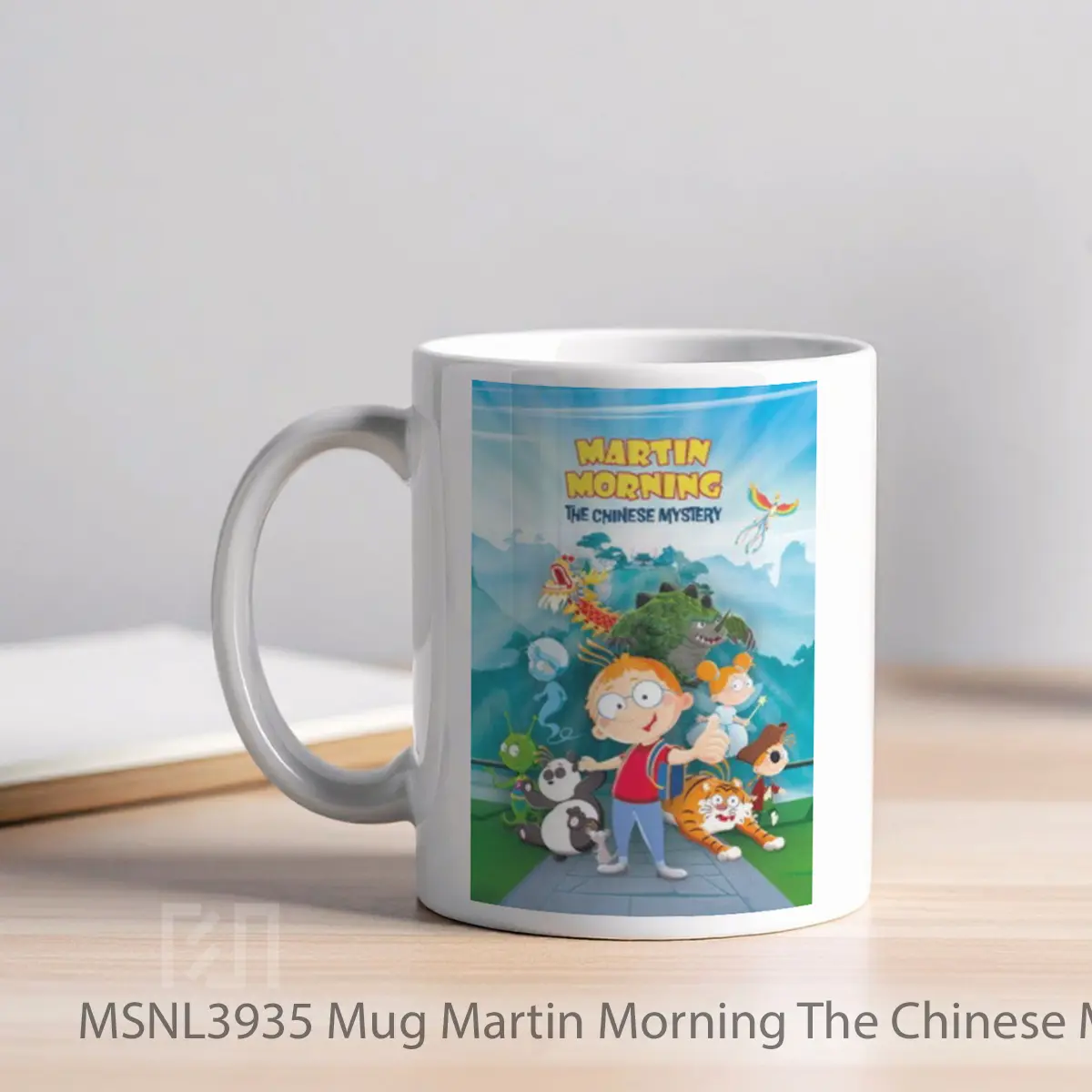 Mug Martin Morning The Chinese Mystery Gelas Keramik Tema Film MSNL3935 - Tampak Kiri