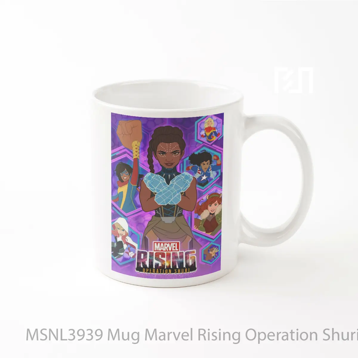 Mug Marvel Rising Operation Shuri Gelas Keramik Tema Film MSNL3939