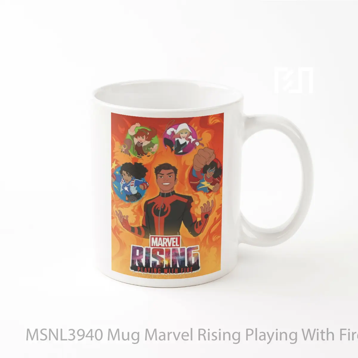 Mug Marvel Rising Playing With Fire Gelas Keramik Tema Film MSNL3940