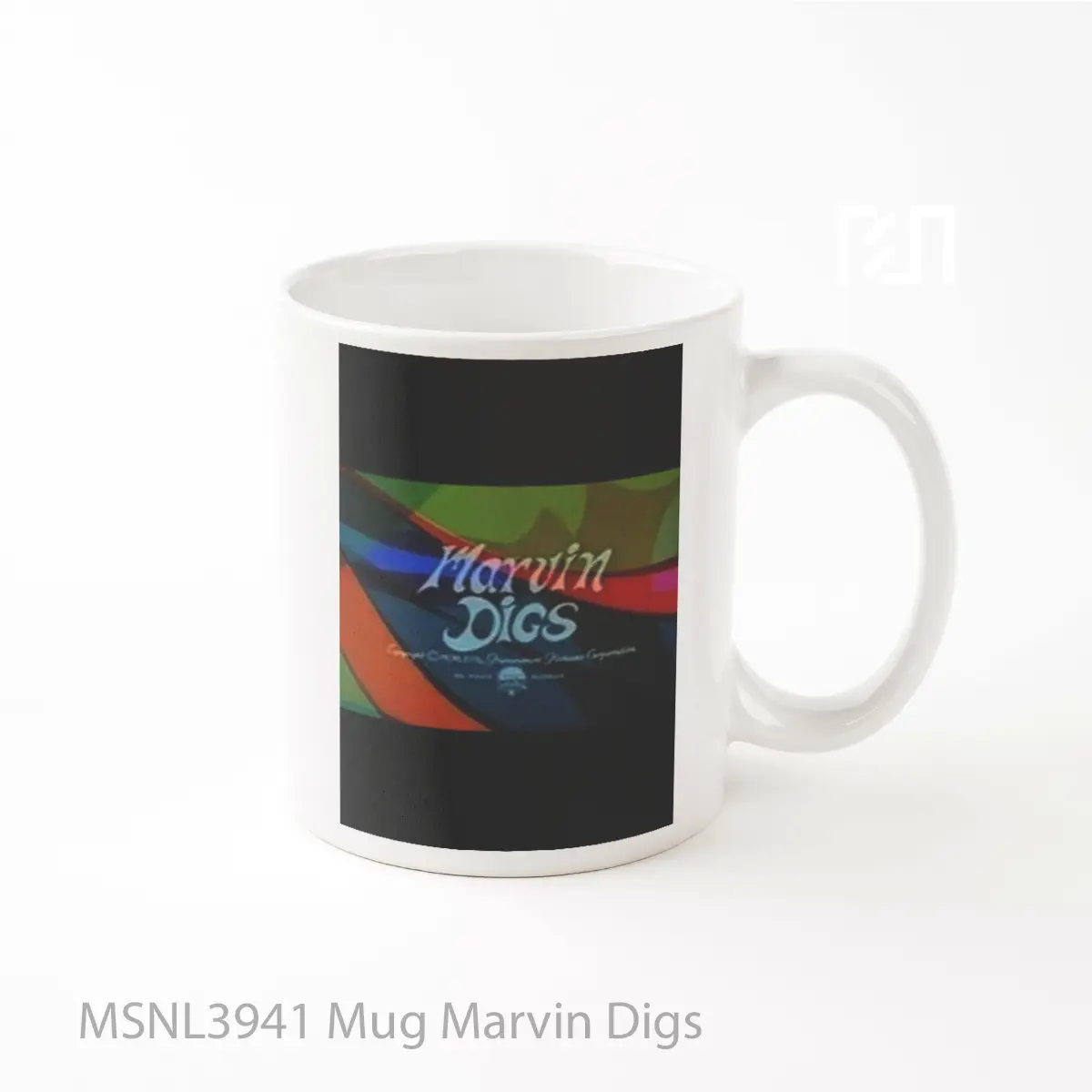 Mug Marvin Digs Gelas Keramik Tema Film MSNL3941