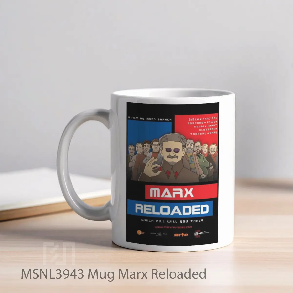 Mug Marx Reloaded Gelas Keramik Tema Film MSNL3943 - Tampak Kiri