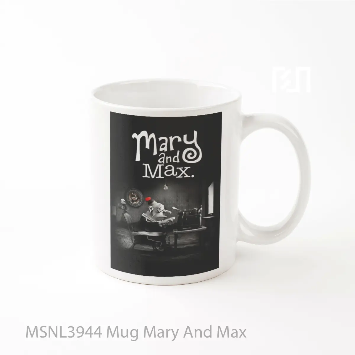 Mug Mary And Max Gelas Keramik Tema Film MSNL3944