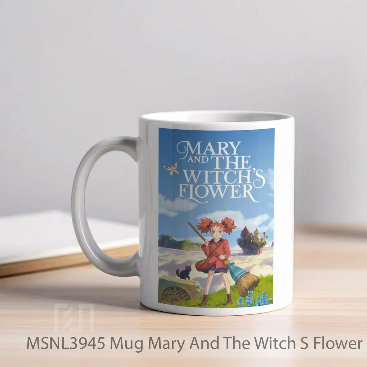 Mug Mary And The Witch S Flower Gelas Keramik Tema Film MSNL3945 - Tampak Kiri