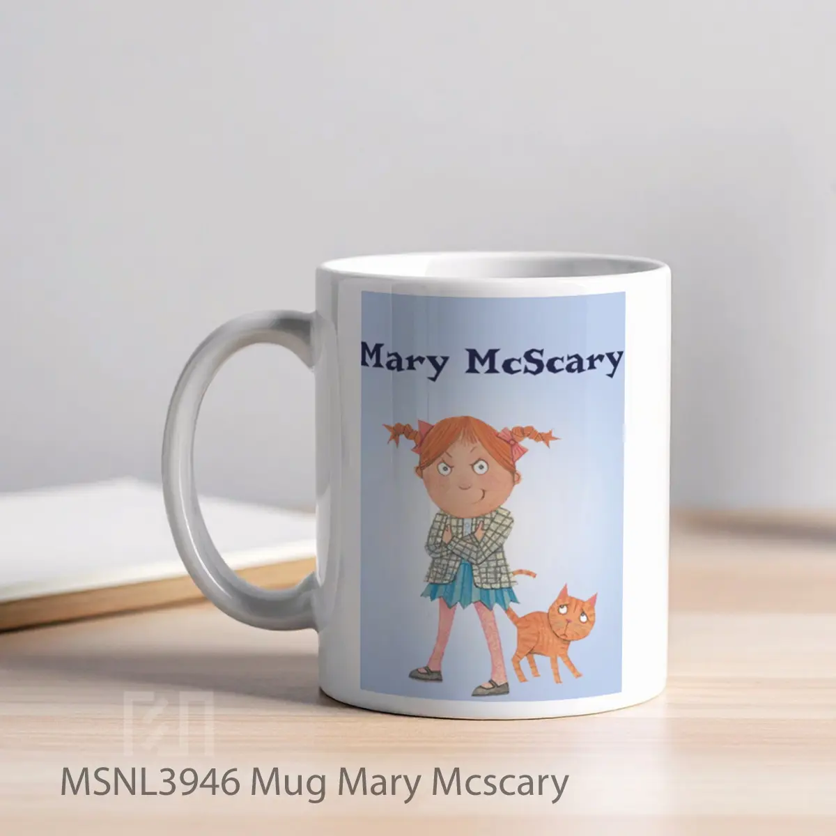 Mug Mary Mcscary Gelas Keramik Tema Film MSNL3946 - Tampak Kiri