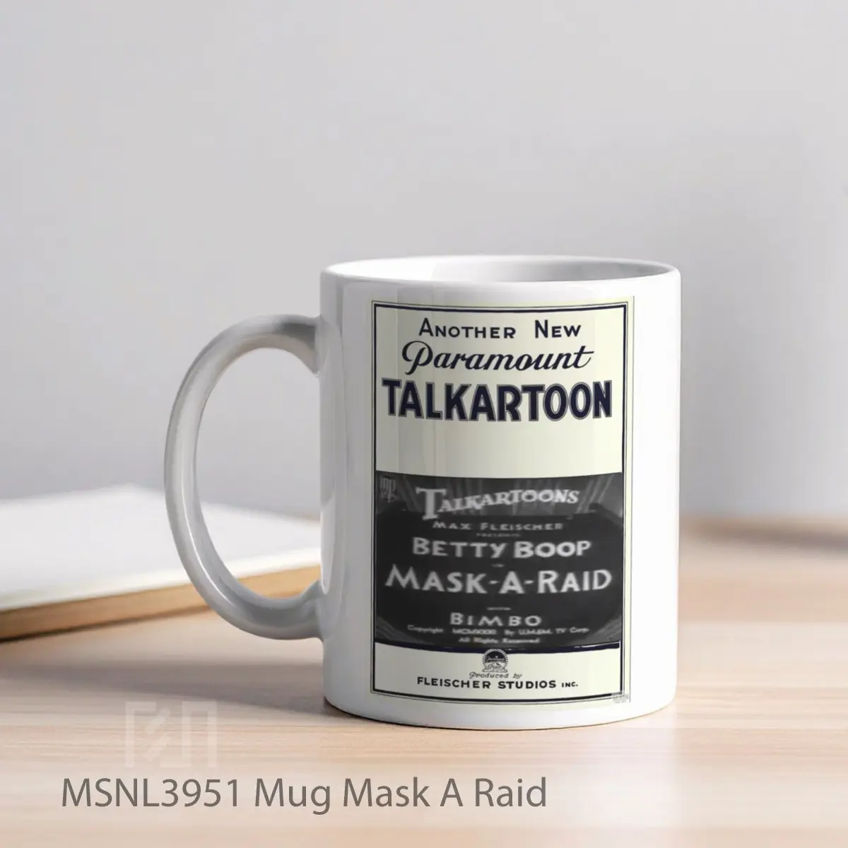 Mug Mask A Raid Gelas Keramik Tema Film MSNL3951 - Tampak Kiri