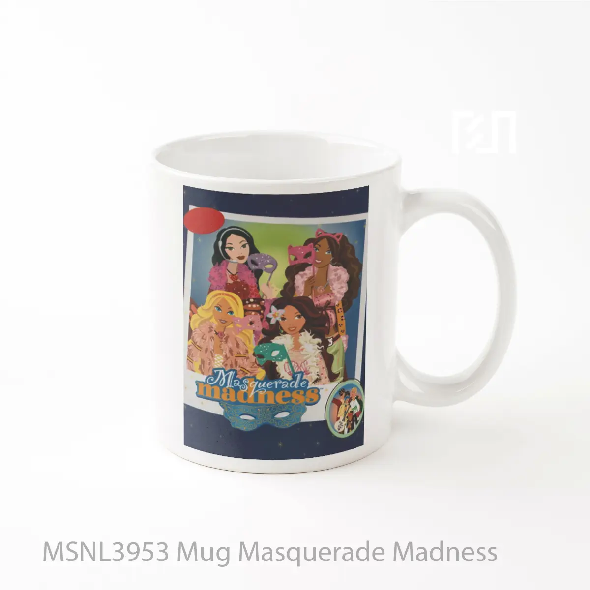 Mug Masquerade Madness Gelas Keramik Tema Film MSNL3953