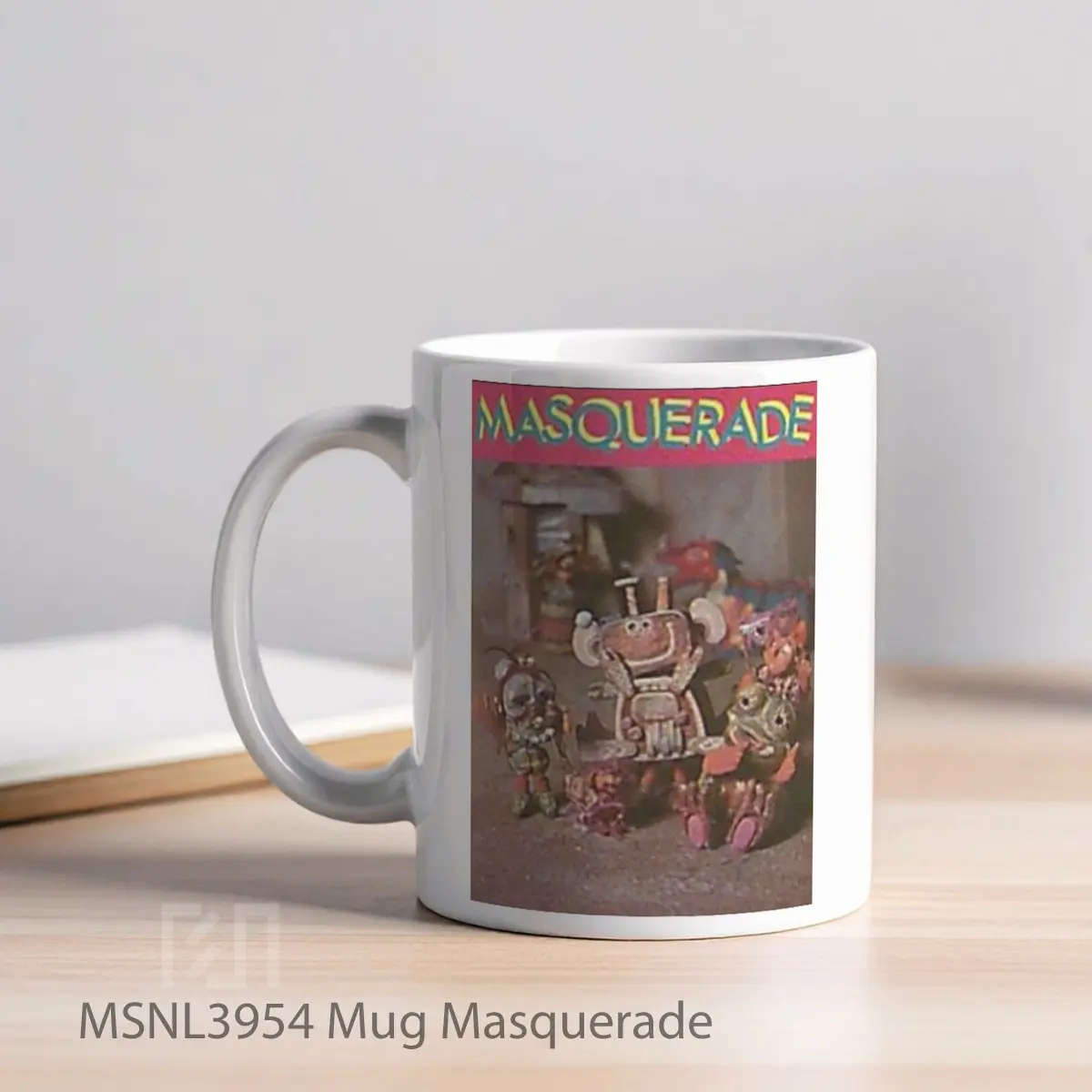 Mug Masquerade Gelas Keramik Tema Film MSNL3954 - Tampak Kiri