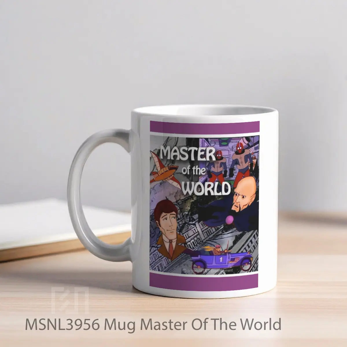 Mug Master Of The World Gelas Keramik Tema Film MSNL3956 - Tampak Kiri