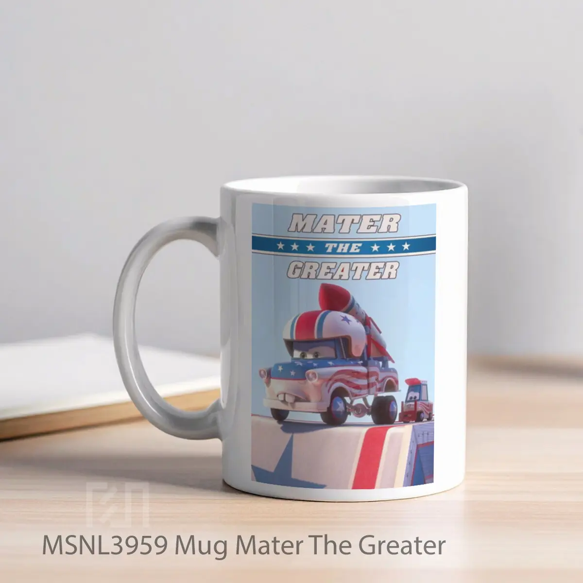 Mug Mater The Greater Gelas Keramik Tema Film MSNL3959 - Tampak Kiri