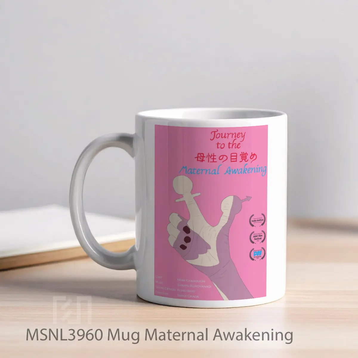 Mug Maternal Awakening Gelas Keramik Tema Film MSNL3960 - Tampak Kiri