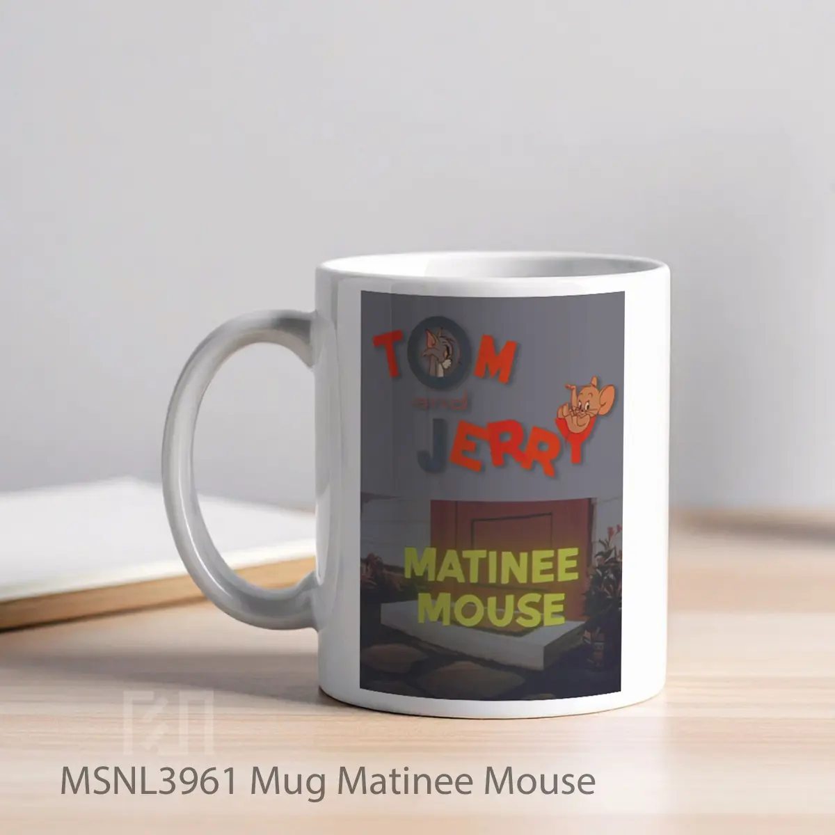 Mug Matinee Mouse Gelas Keramik Tema Film MSNL3961 - Tampak Kiri