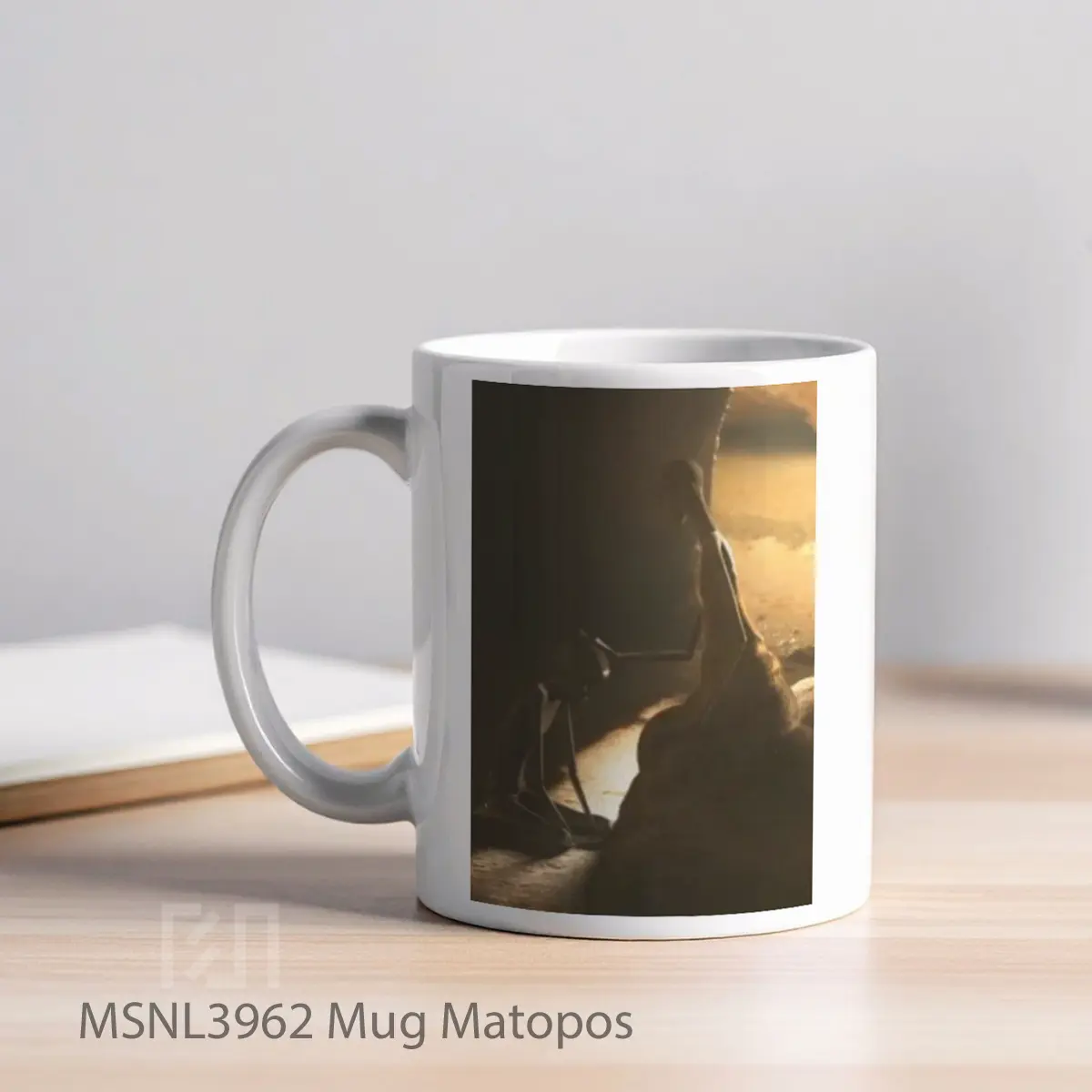 Mug Matopos Gelas Keramik Tema Film MSNL3962 - Tampak Kiri