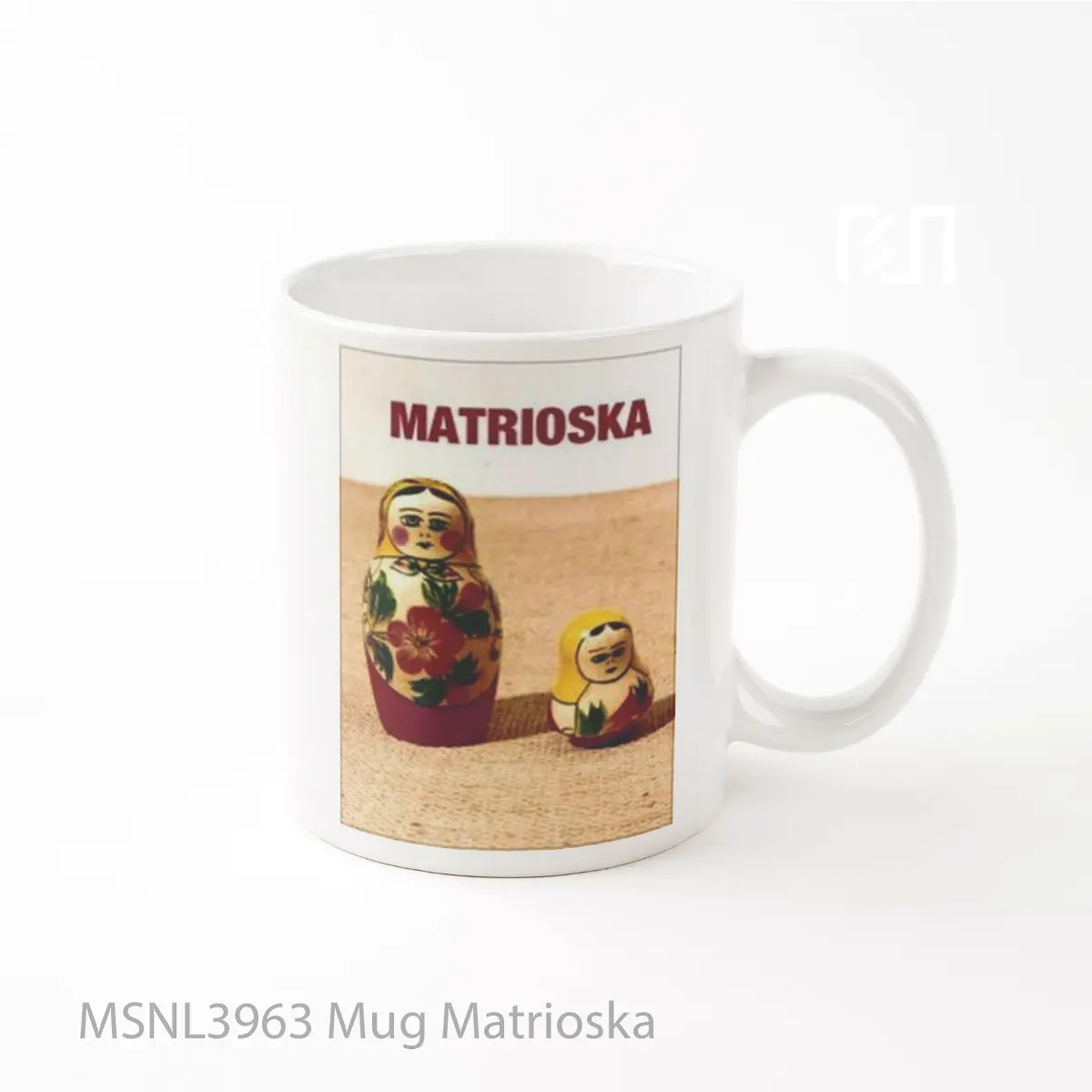Mug Matrioska Gelas Keramik Tema Film MSNL3963