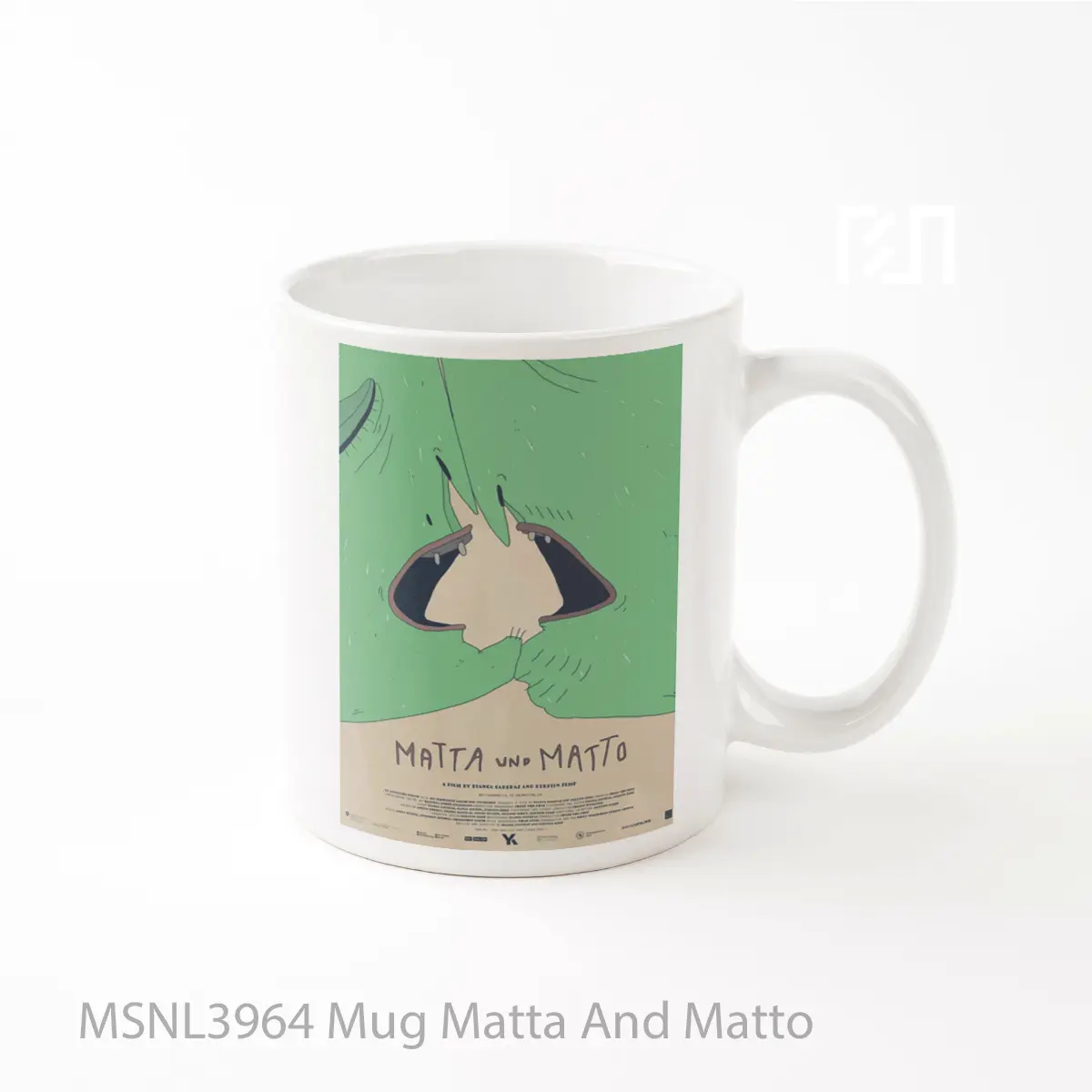 Mug Matta And Matto Gelas Keramik Tema Film MSNL3964