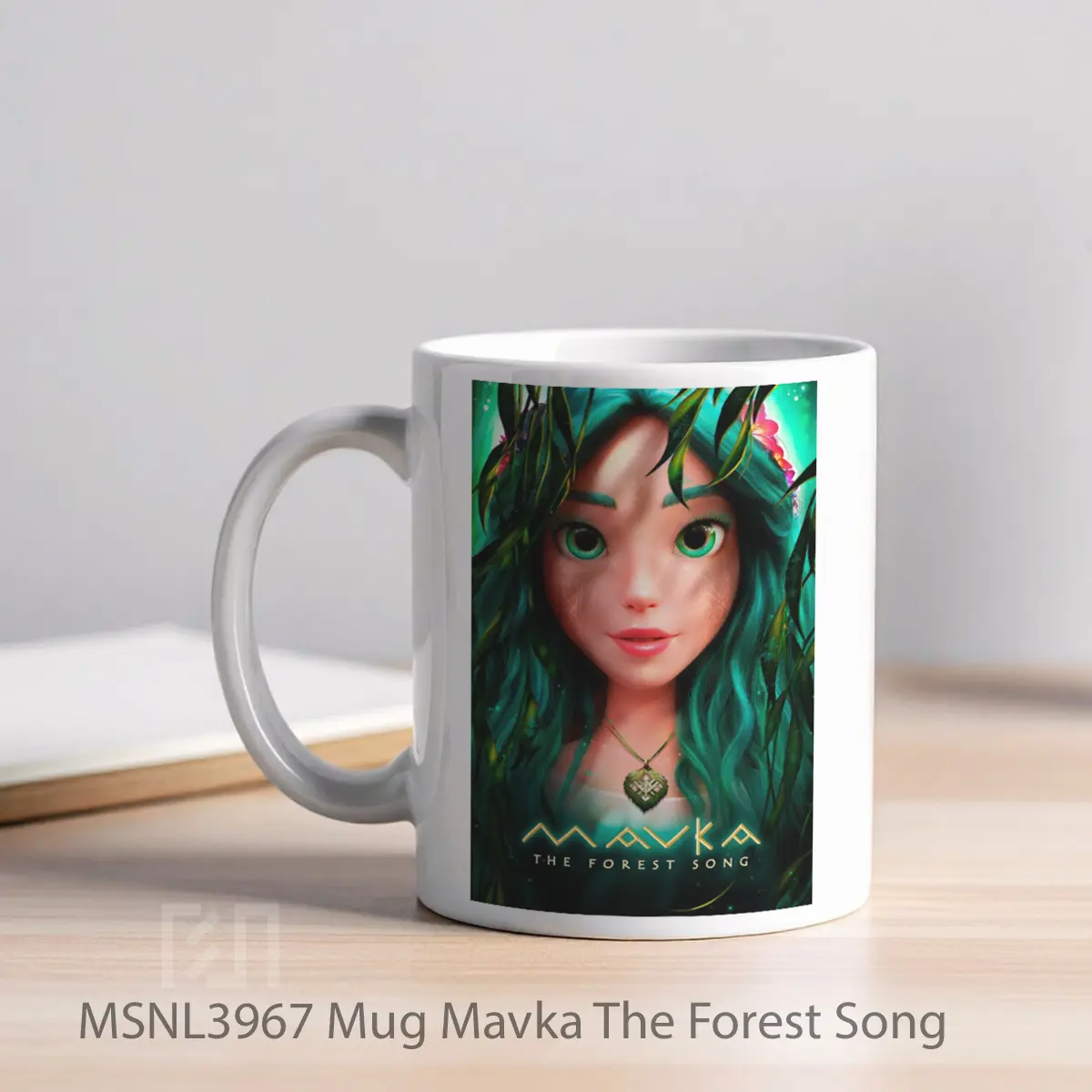 Mug Mavka The Forest Song Gelas Keramik Tema Film MSNL3967 - Tampak Kiri
