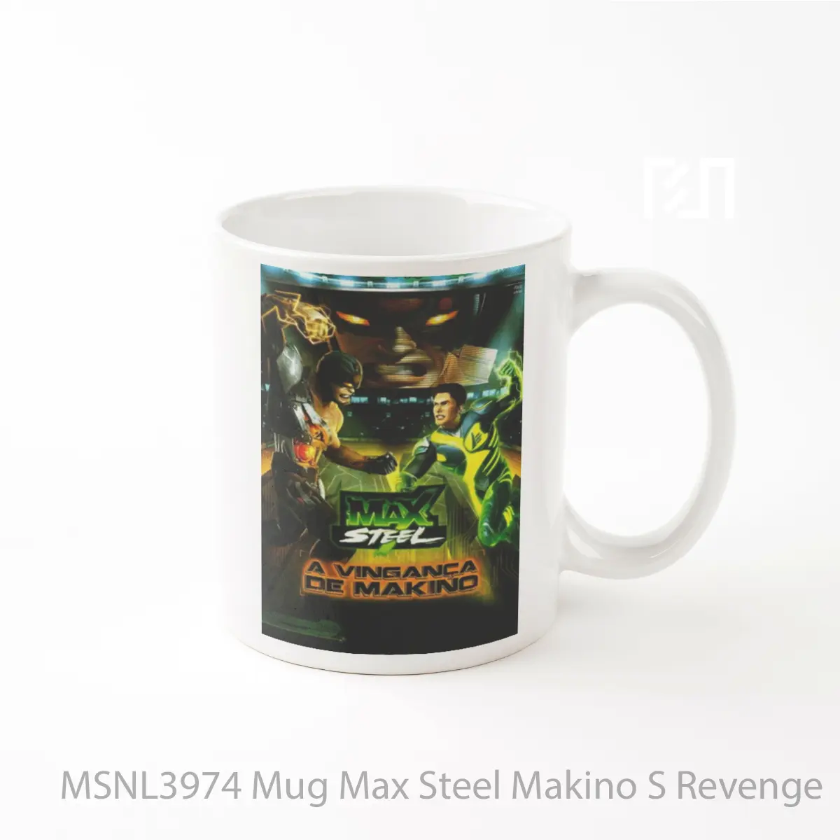Mug Max Steel Makino S Revenge Gelas Keramik Tema Film MSNL3974
