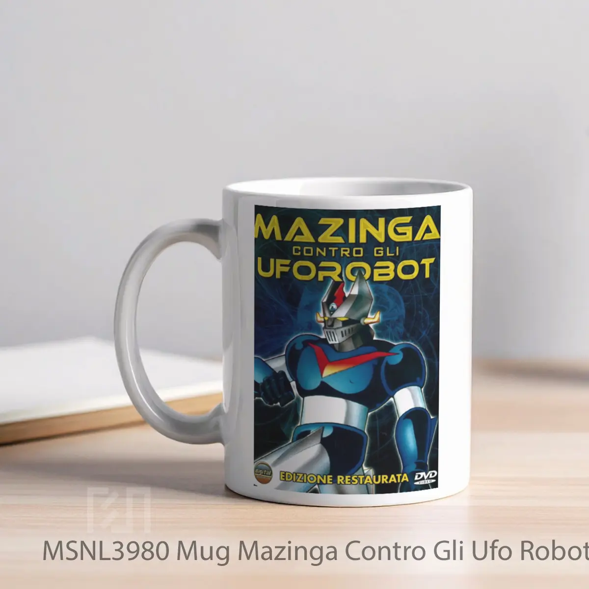 Mug Mazinga Contro Gli Ufo Robot Gelas Keramik Tema Film MSNL3980 - Tampak Kiri