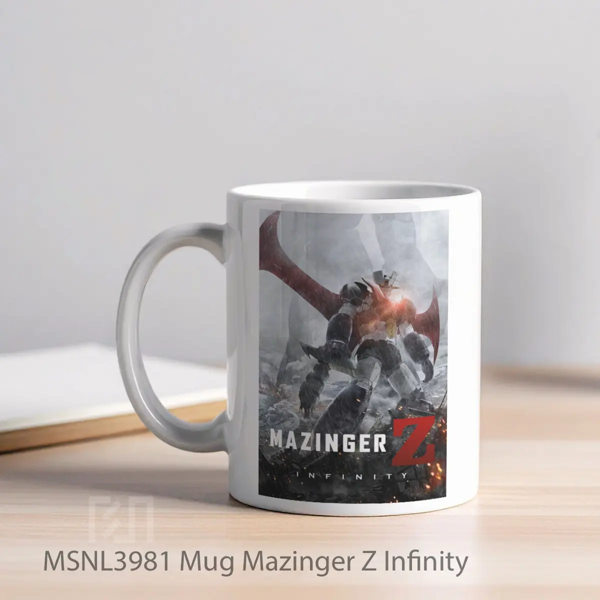 Mug Mazinger Z Infinity Gelas Keramik Tema Film MSNL3981 - Tampak Kiri