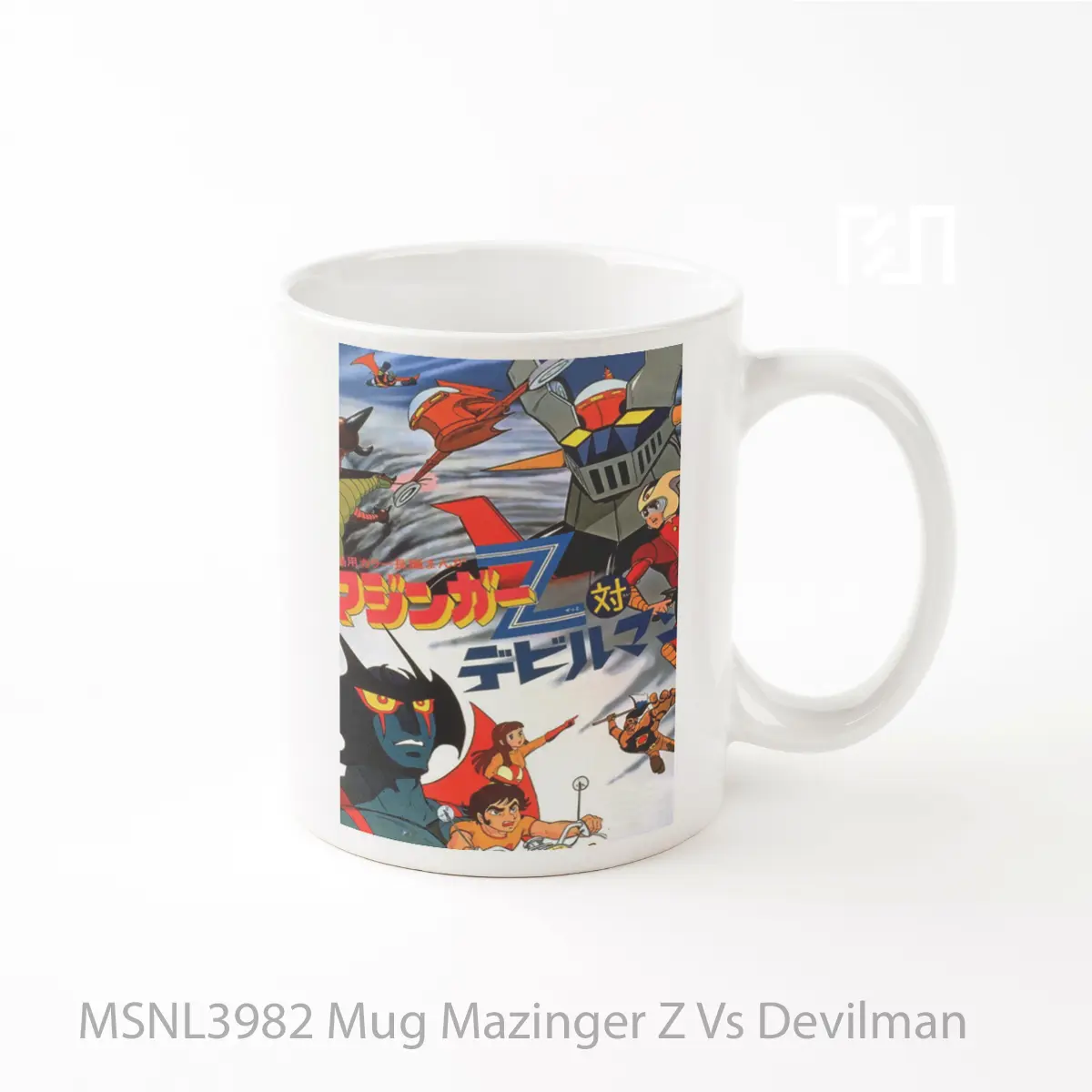 Mug Mazinger Z Vs Devilman Gelas Keramik Tema Film MSNL3982