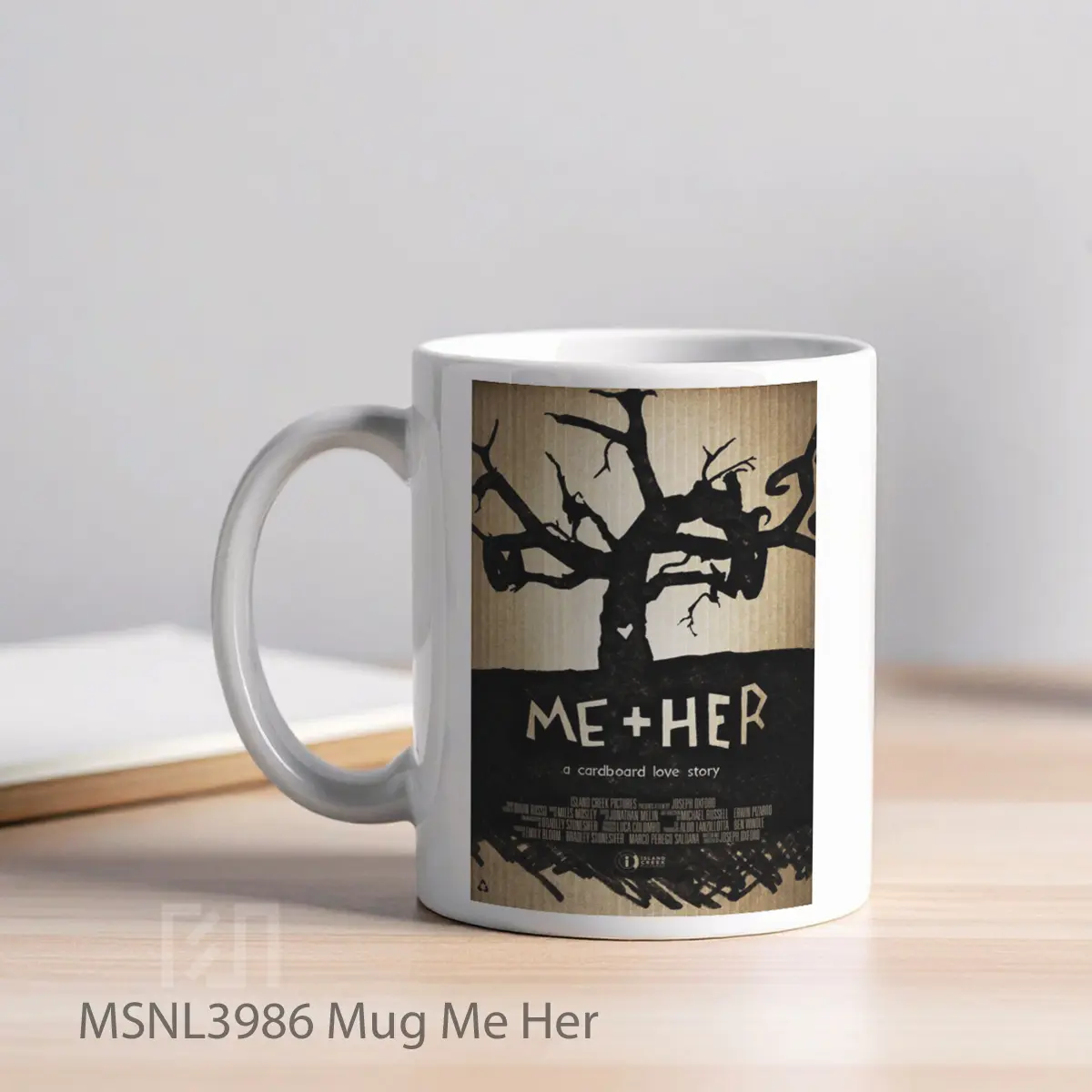 Mug Me Her Gelas Keramik Tema Film MSNL3986 - Tampak Kiri