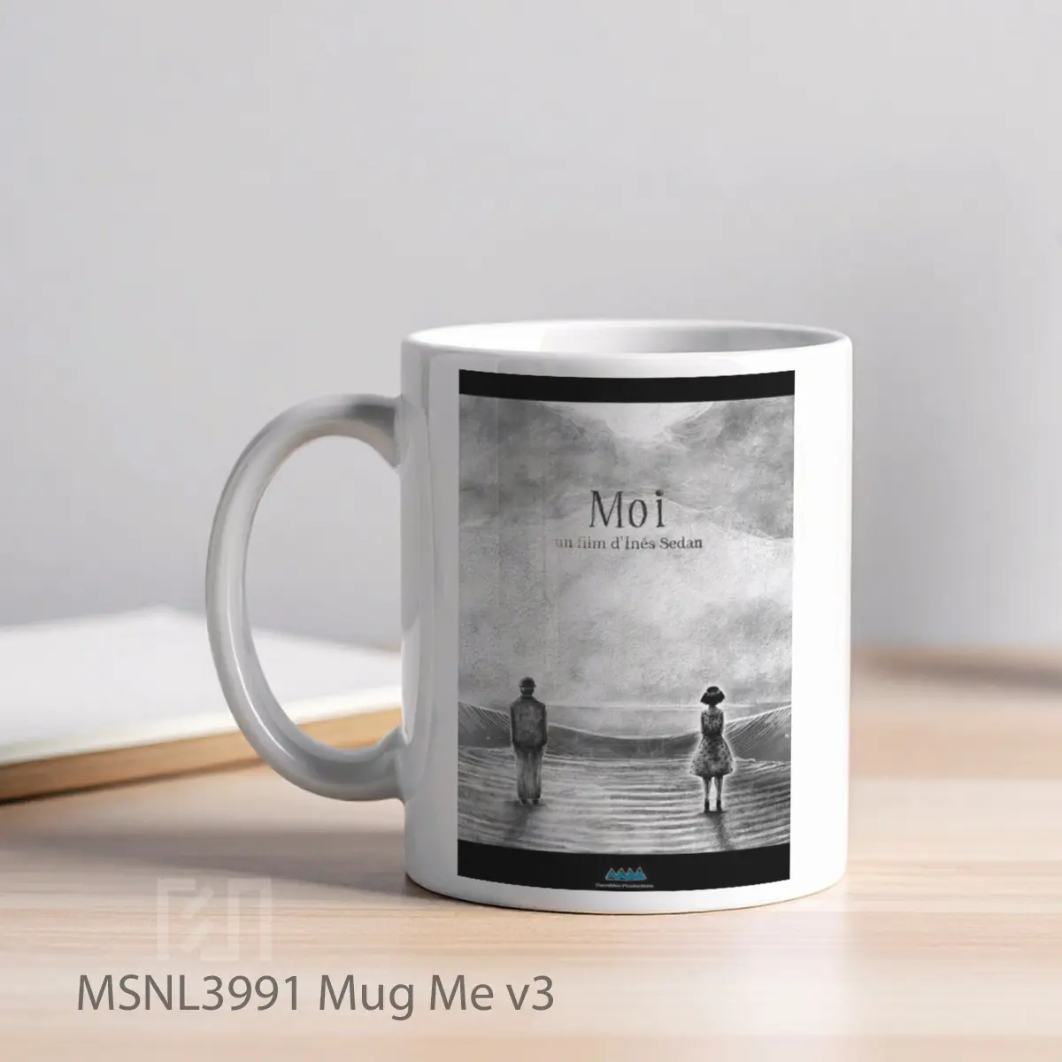 Mug Me V3 Gelas Keramik Tema Film MSNL3991 - Tampak Kiri