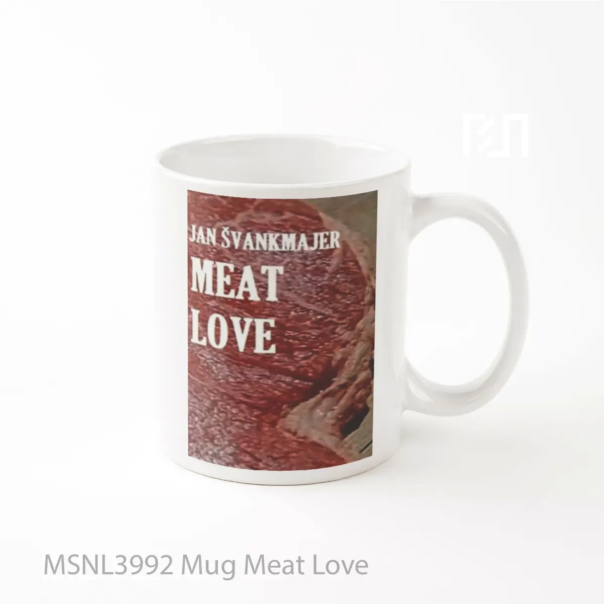 Mug Meat Love Gelas Keramik Tema Film MSNL3992