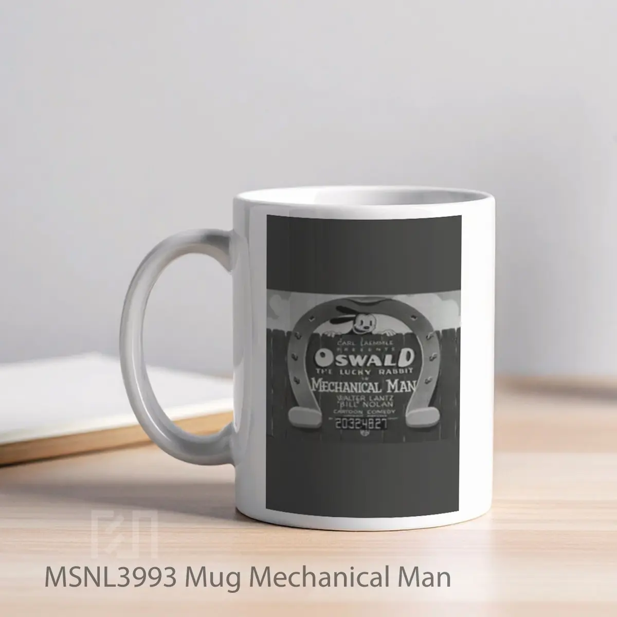 Mug Mechanical Man Gelas Keramik Tema Film MSNL3993 - Tampak Kiri