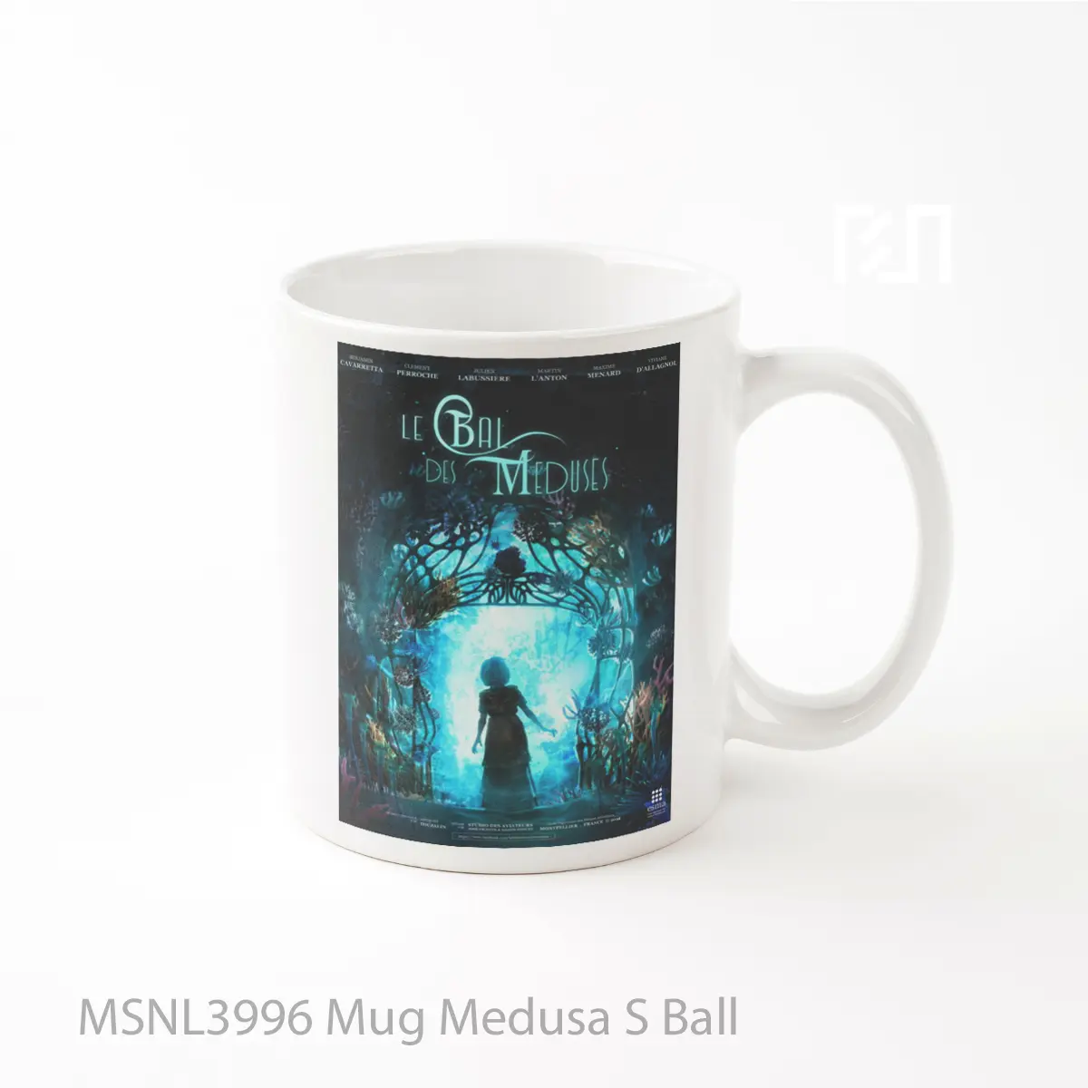 Mug Medusa S Ball Gelas Keramik Tema Film MSNL3996