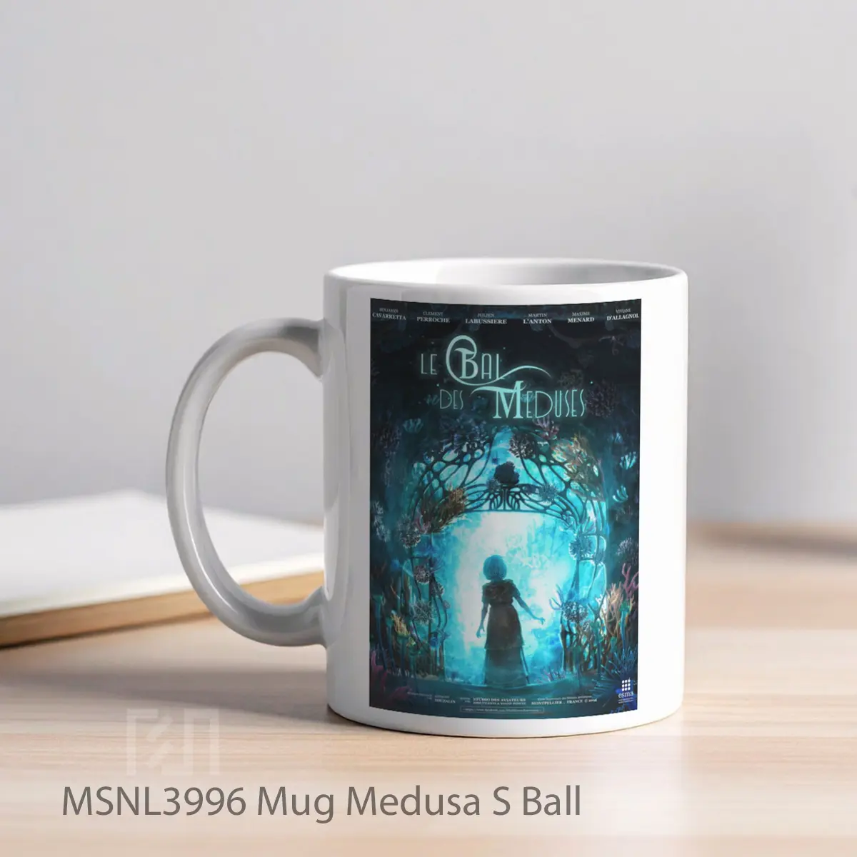 Mug Medusa S Ball Gelas Keramik Tema Film MSNL3996 - Tampak Kiri