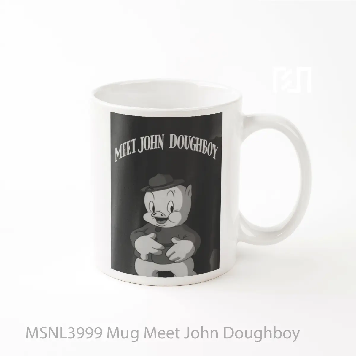 Mug Meet John Doughboy Gelas Keramik Tema Film MSNL3999