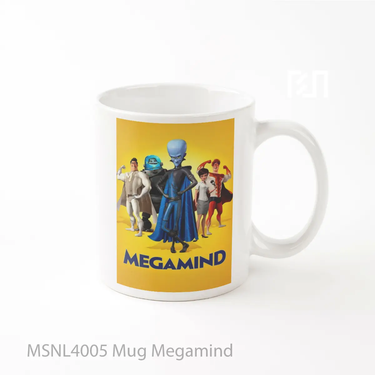Mug Megamind Gelas Keramik Tema Film MSNL4005