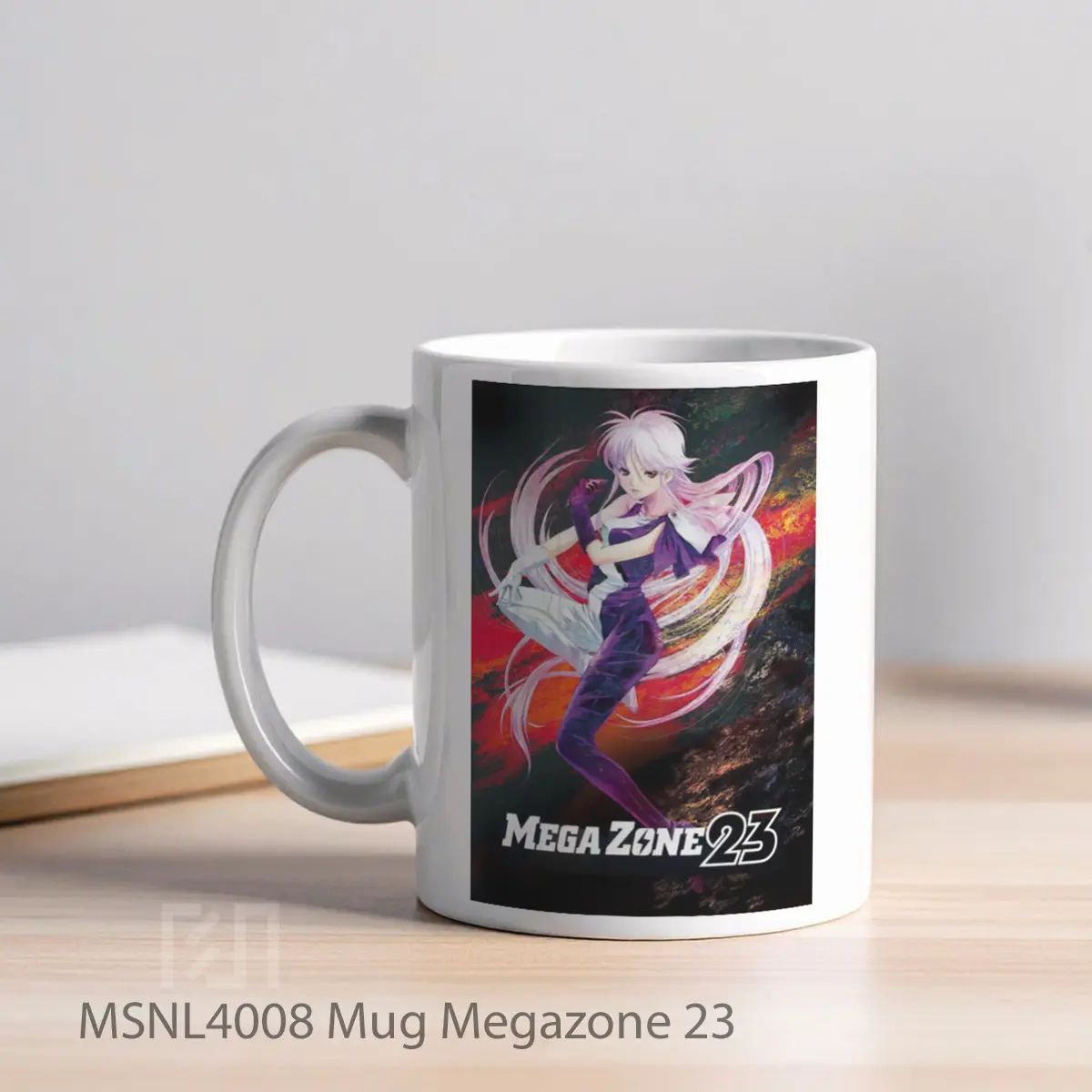 Mug Megazone 23 Gelas Keramik Tema Film MSNL4008 - Tampak Kiri