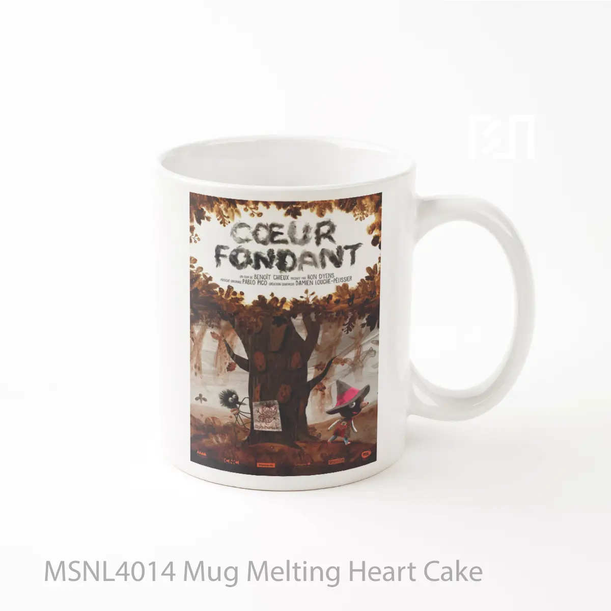 Mug Melting Heart Cake Gelas Keramik Tema Film MSNL4014